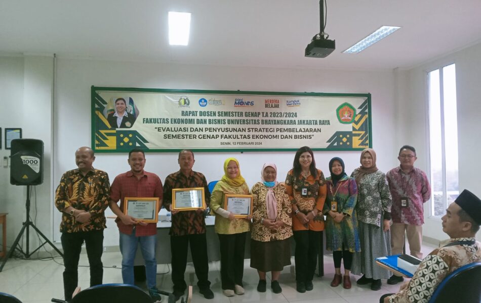 Rapat Dosen Fakultas Ekonomi dan Bisnis Semester Genap 2023/2024