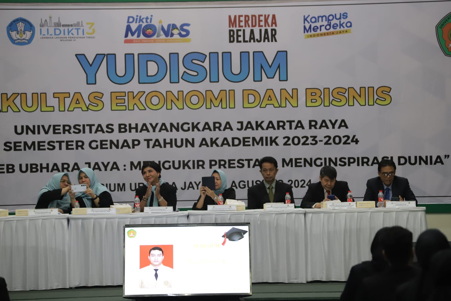 YUDISIUM FAKULTAS EKONOMI DAN BISNIS UNIVERSITAS BHAYANGKARA JAKARTA RAYA SEMESTER GENAP 2023-2024