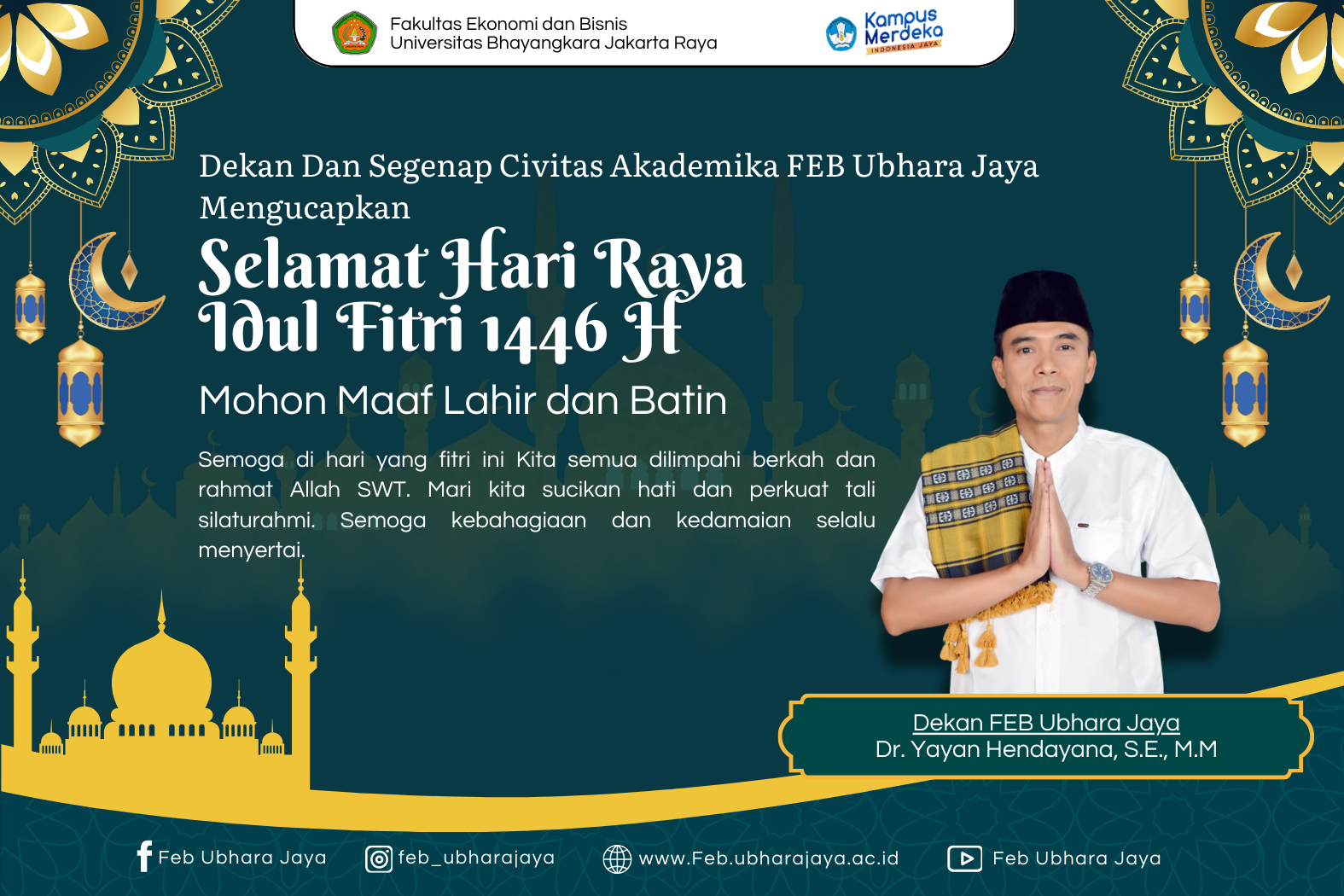 SELAMAT HARI RAYA IDUL FITRI 1446 H/2025